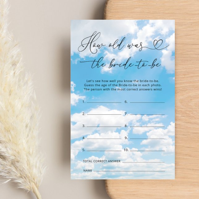 Moln 9 Hur gammal var Bride som var Möhippans spel (Skapare uppladdad)