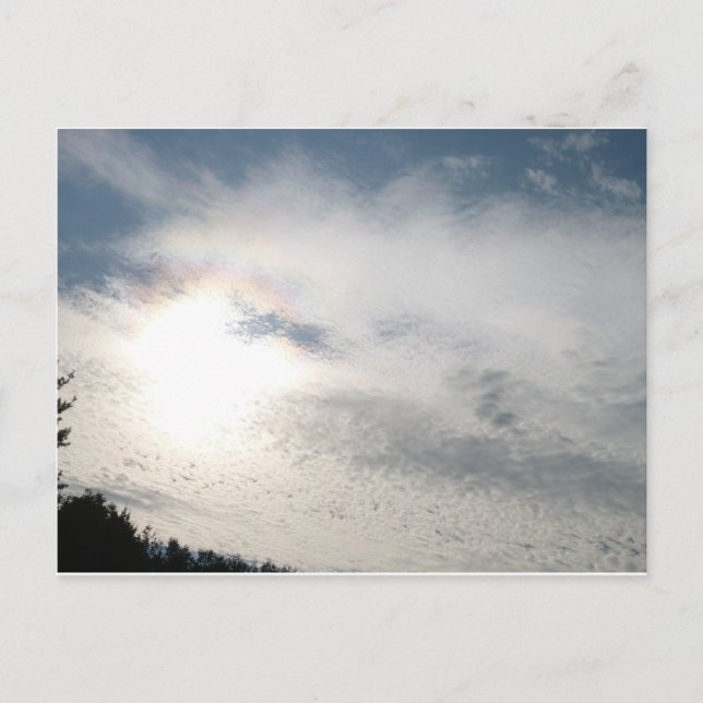 Moln är magiska vykort (Framsida)