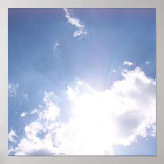 Moln av inspiration poster