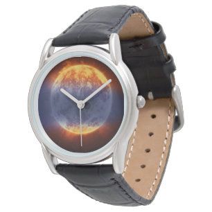 Moln av vätegas utanför exoplaneten Gj 3470b Armbandsur
