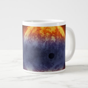 Moln av vätegas utanför exoplaneten Gj 3470b Jumbo Mugg