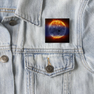 Moln av vätegas utanför exoplaneten Gj 3470b Knapp