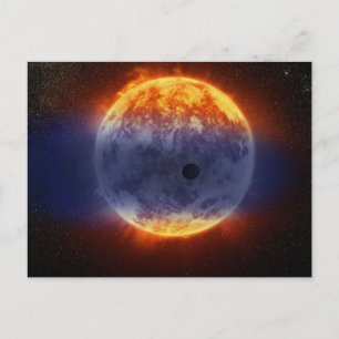 Moln av vätegas utanför exoplaneten Gj 3470b Vykort
