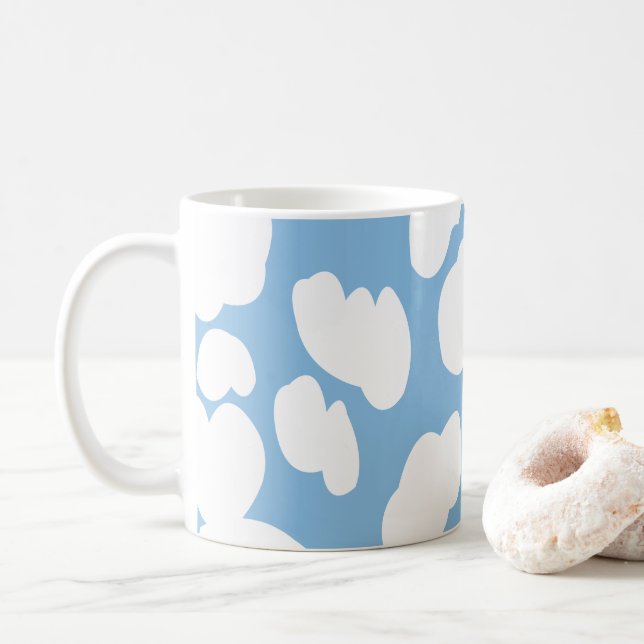Moln Blå Himmel Moln Kaffemugg (Med munk)
