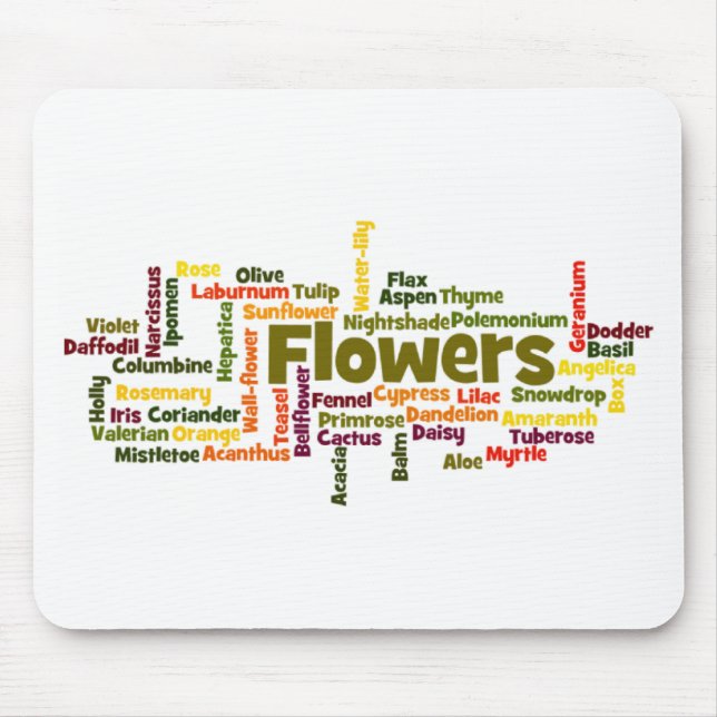 Moln Blommor Musmattor (Framsidan)