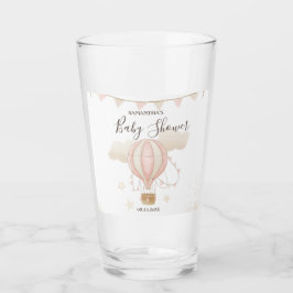 Moln för rosa Luftballong Glaskopp