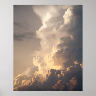 Moln för storm för himmel för Thunderhead Poster
