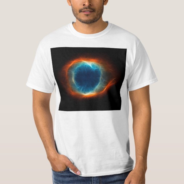 Moln för utrymme för spiralNebulastjärna T Shirt (Framsida)