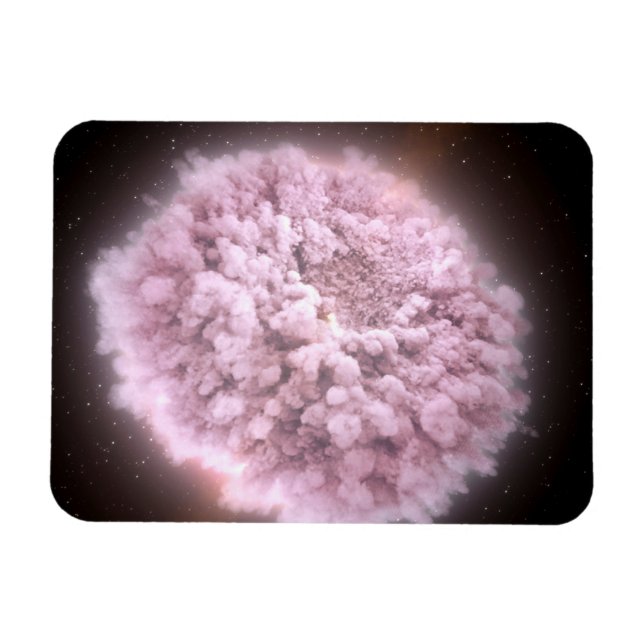 Moln från två neutronstjärnor magnet (Horisontell)