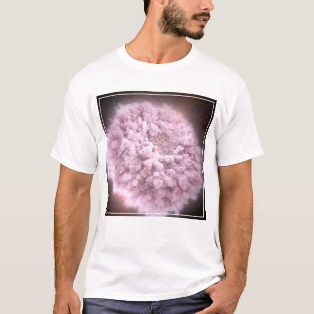 Moln från två neutronstjärnor t shirt (Framsida)