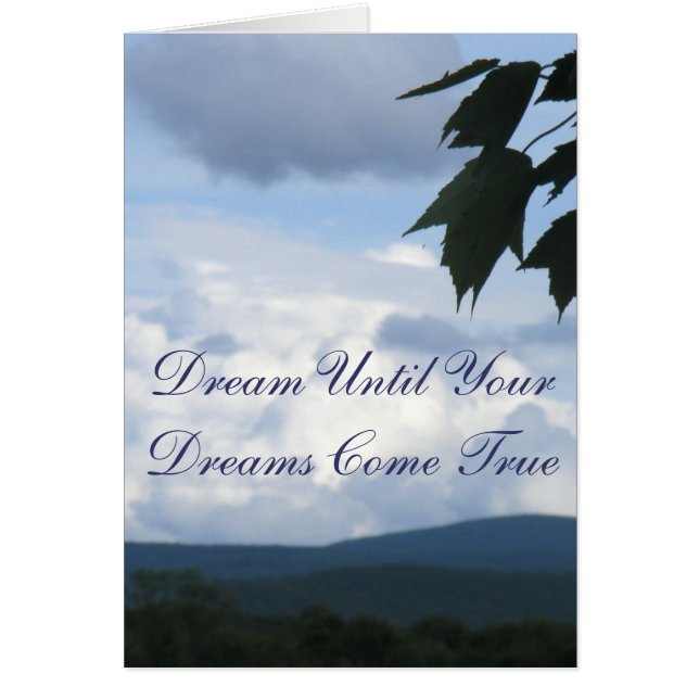 moln hälsningskort (Framsidan)