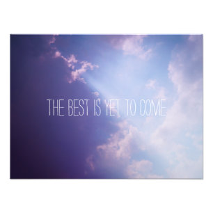 Moln Himmel Inspirerande citat Anpassad text Paste Fototryck