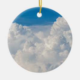 Moln i Himlar Julgransprydnad Keramik