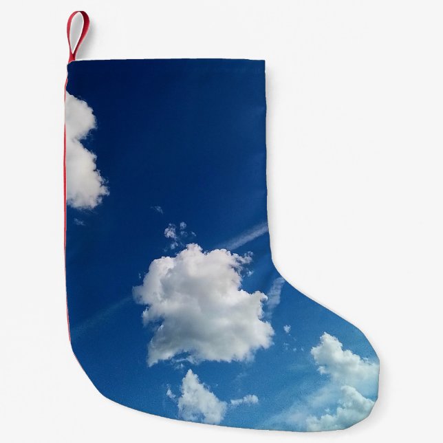 Moln, i ljuset liten julstrumpa (Framsidan)