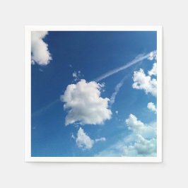 Moln, i ljuset pappersservett