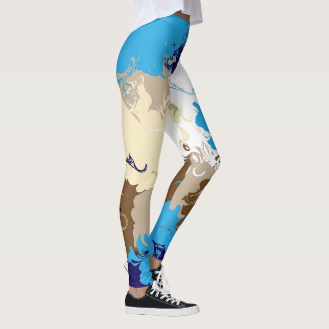 Moln i mitt kaffe leggings (Höger)