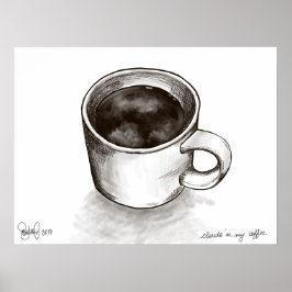 Moln (i mitt kaffe) poster