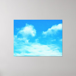 Moln i Ottawa Blå himmel. Köp nu Canvastryck