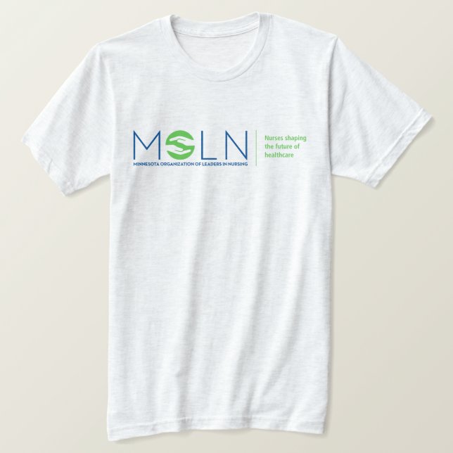 MOLN Light Färg Tri-Blend T-Shirt (Design framsida)