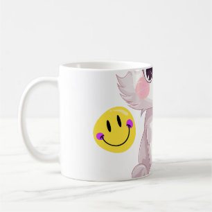 "Moln Med Tass Knyttig Fluffig Kattmugg" Kaffemugg