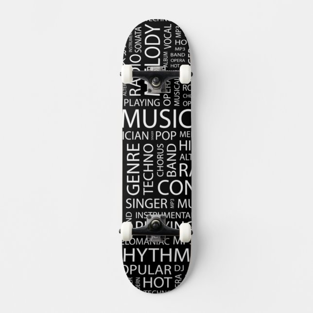 MOLN molnmönster Skateboard Bräda 21,5 Cm (Framsida)