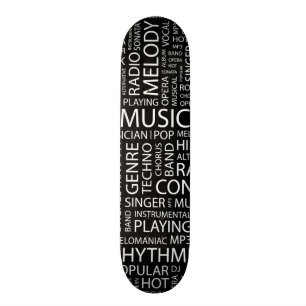 MOLN molnmönster Skateboard Bräda 21,5 Cm