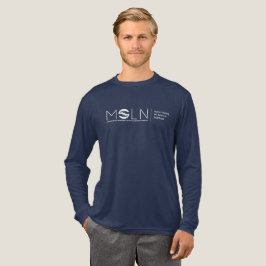 MOLN Mörk Färg Tri-Blend Långärmad Shirt T Shirt