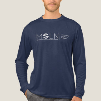 MOLN Mörk Färg Tri-Blend Långärmad Shirt T Shirt