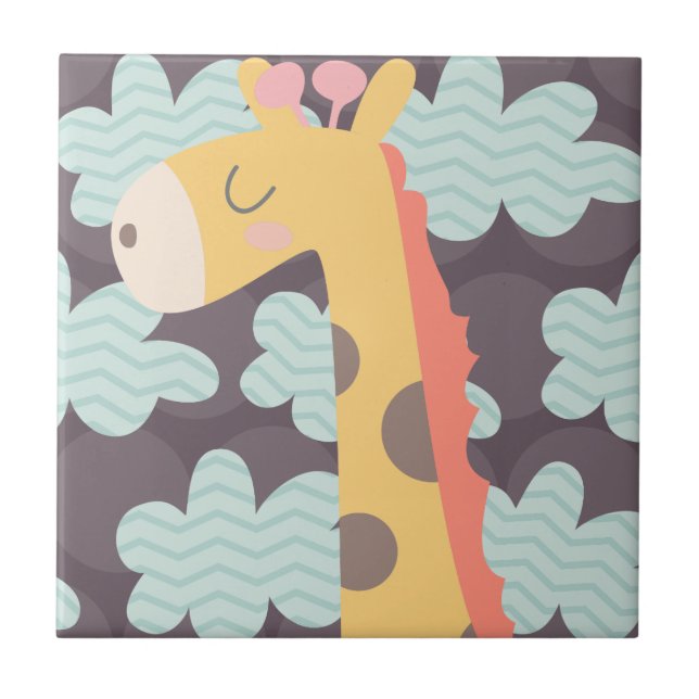 Moln och gåvor kakelplatta (Framsidan)