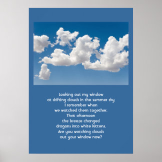 Moln och Himlar Poster