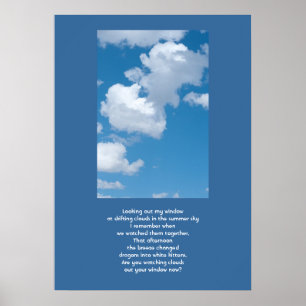 Moln och himmel poster