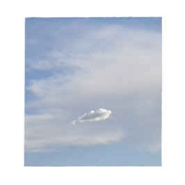 Moln och moln anteckningsblock