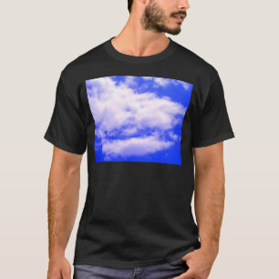 Moln och Rensa Blå himmel T Shirt