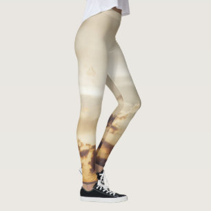 Moln och Sol under sunset Leggings