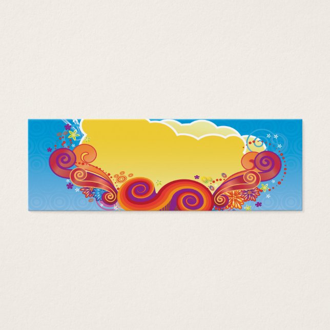 moln och virvelströmmar litet visitkort (Framsidan)