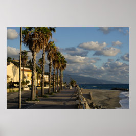 Moln ovanför överkant poster