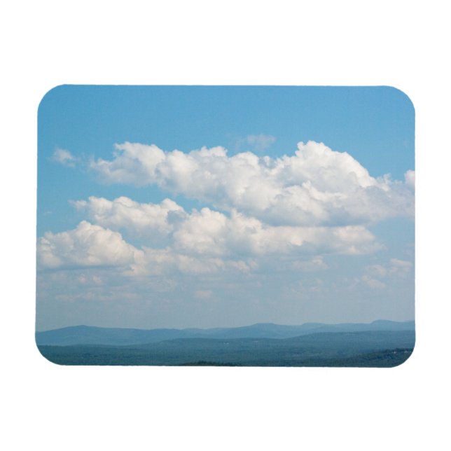 Moln över bergen magnet (Horisontell)