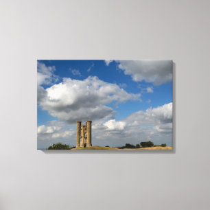 Moln över det Broadway torn, Cotswolds kanfas Canvastryck