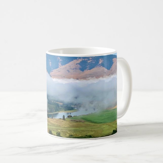 Moln över Flatheadfloden Kaffemugg (Framsida höger)