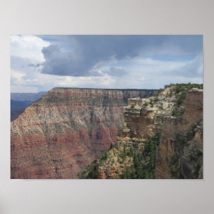 Moln över Grand Canyon Poster
