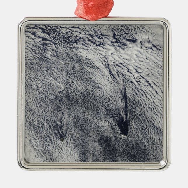 Moln över Juan Fernandez-öarna Julgransprydnad Metall (Framsidan)