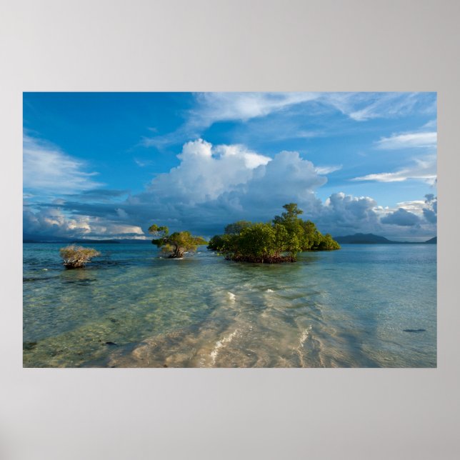 Moln över Marovo Lagoon Poster (Framsidan)