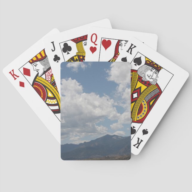 Moln över Rocky mountains Casinokort (Baksidan)