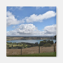 Moln över Sjö Gnotuk Camperdown Magnet