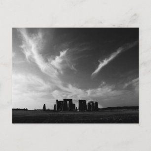 Moln över Stonehenge Vykort