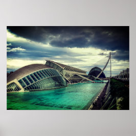 Moln över Valencia Poster