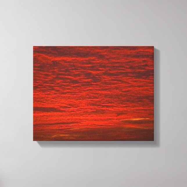 Moln på eld canvastryck (Framsida)