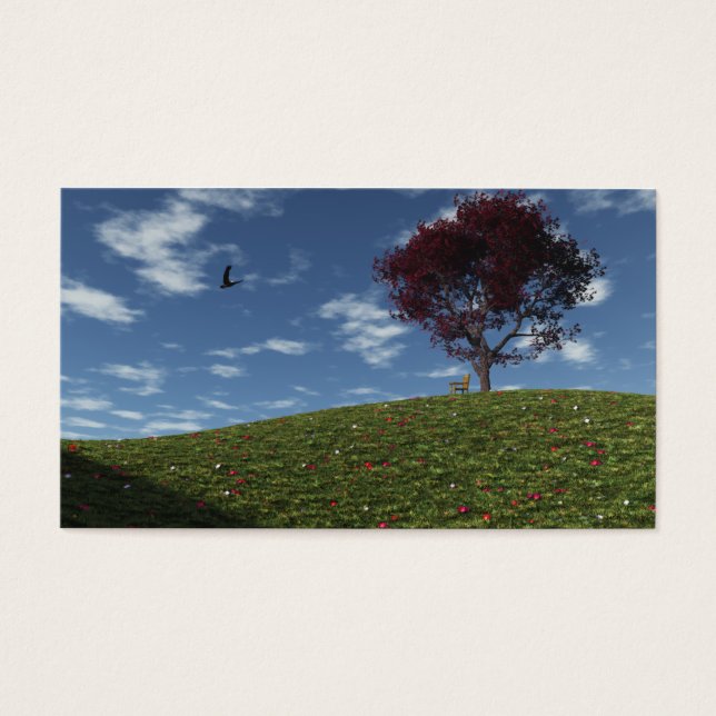 Moln seglar av Bokmärken Visitkort (Framsidan)