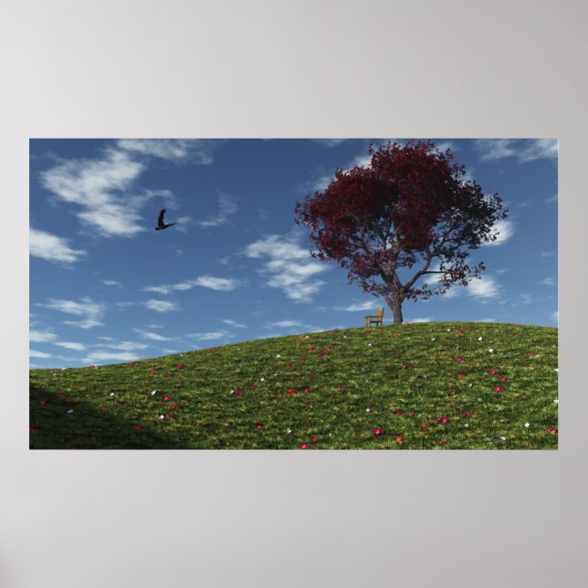 Moln skickas ut vid utskrift poster (Framsidan)