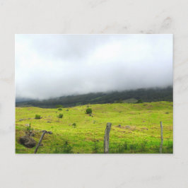 Moln som sjunker på pastualand Postcard Vykort